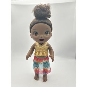 Baby Alive Sunshine Snacks Doll Eats Poops Waterplay Black Hair African American